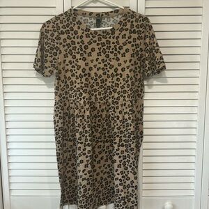 Wild Fable babydoll leopard dress